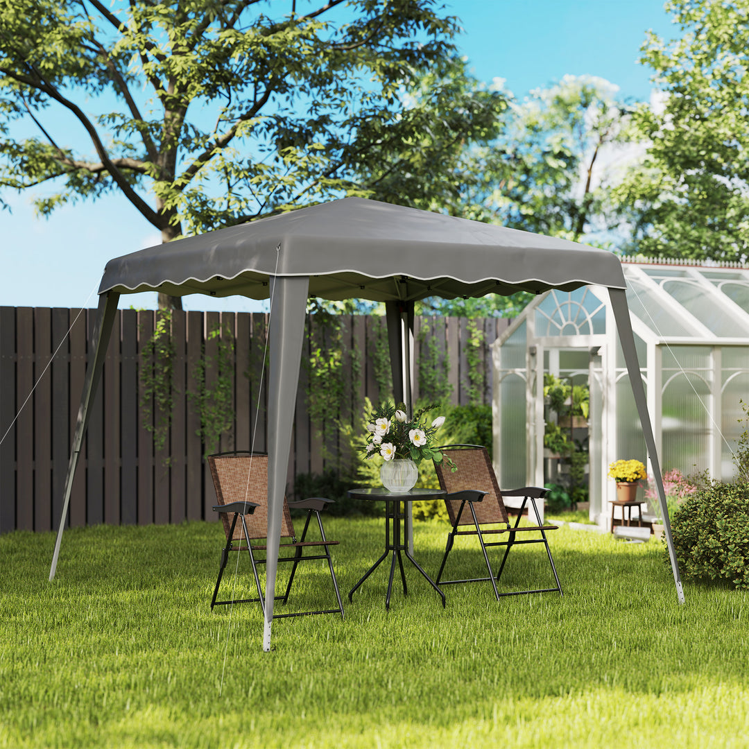 2.5 x 2.5M Pop up Garden Tent - Grey