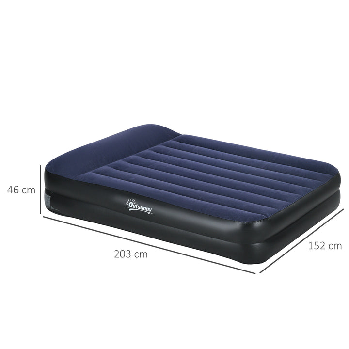 King-Size Air Bed, with Built-in Electric Pump and Carry Bag