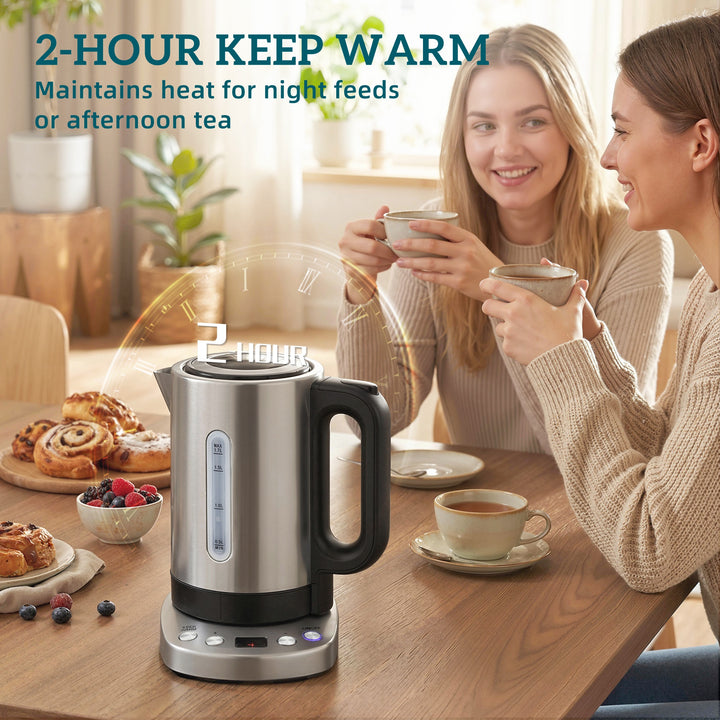 Electric Kettle, 1.7L, Fast Boil, 3kW Water Kettle with UK Strix Therm