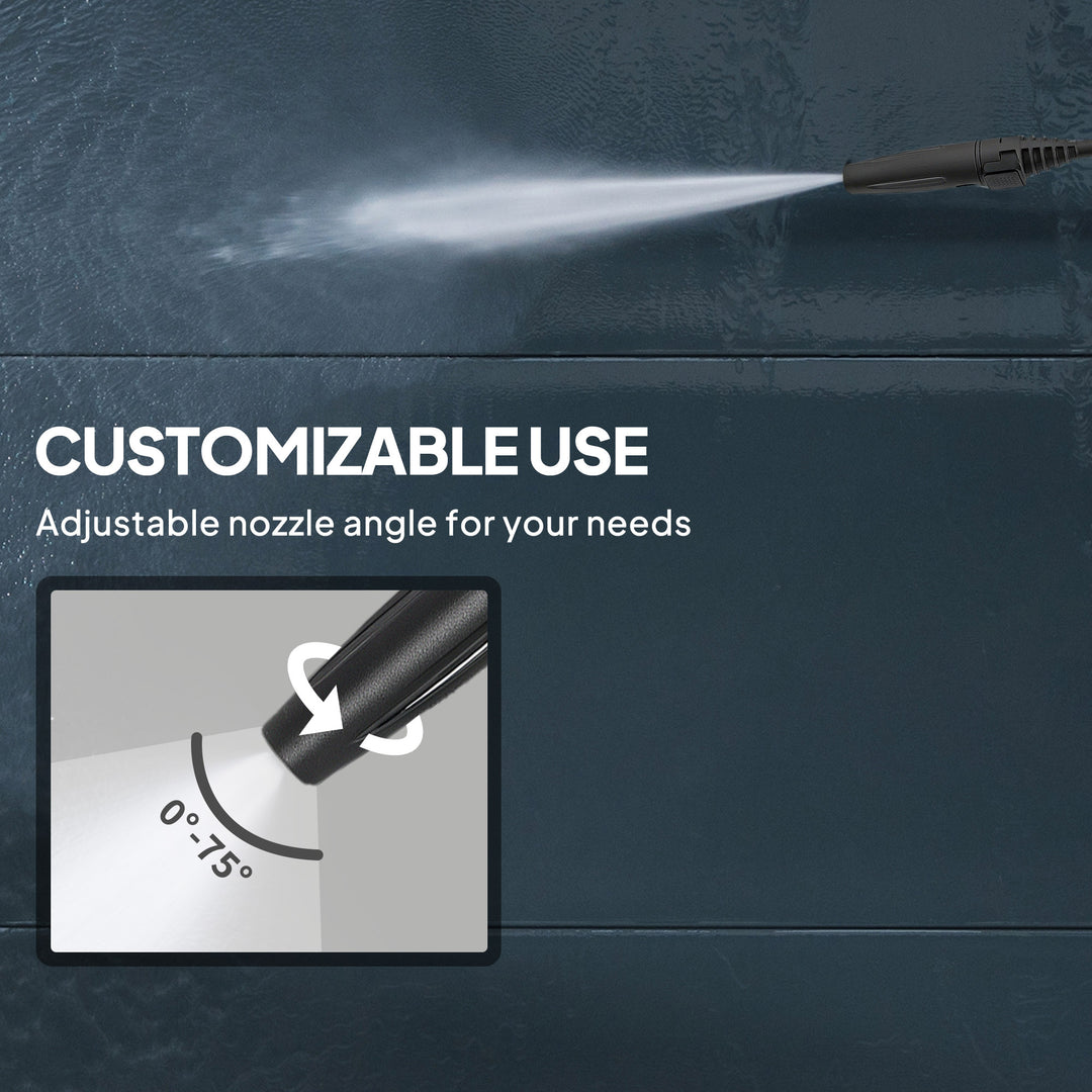 MCL 150-Bar Pressure Washer, with Accessories - Red/Black