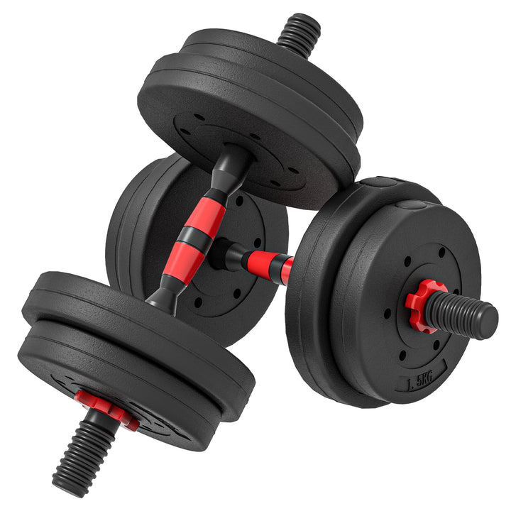 15kg 2 in 1 Adjustable Dumbbells Weight Set, Dumbbell Hand Weight Barb