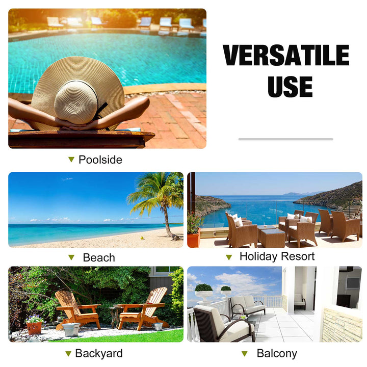 MCL 2 Seater Rattan Bistro Set, Steel-Black