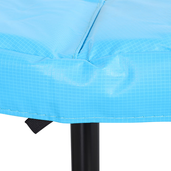 40" Fitness Trampoline with Adjustable Handle, Rebounder Trampoline, Mini Jumper for Indoor Exercise Workout, Blue