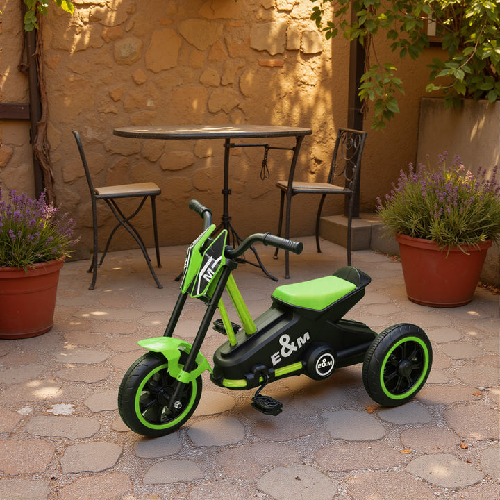 Kids Tricycle Baby Trike, Kids Trike with Pedal, 3 Wheel Toddler Balance Bike for Indoor Outdoor Use