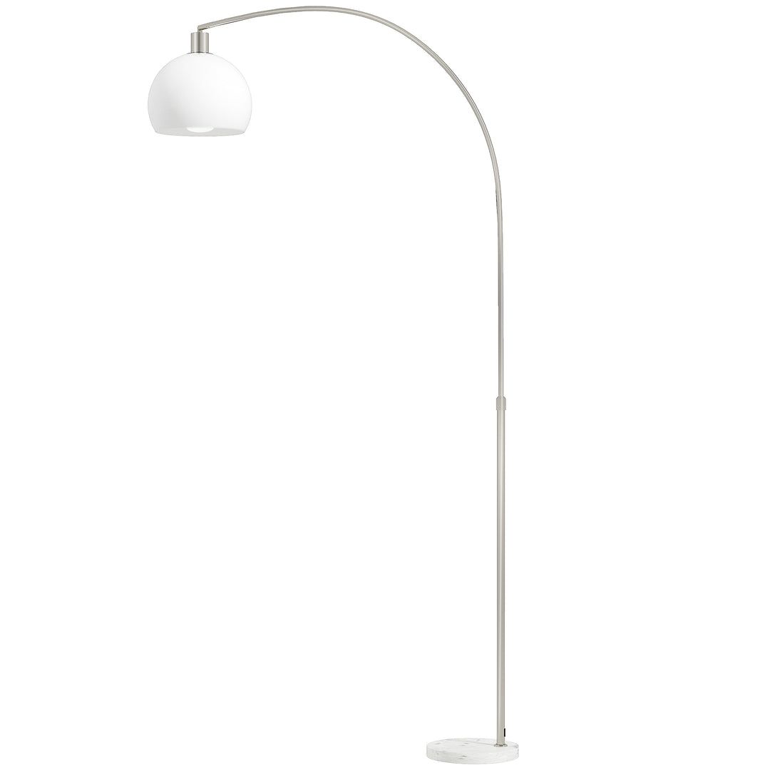 Floor Lamp for Living Room, Modern Standing Lamp with Shade &amp; Foot Swi