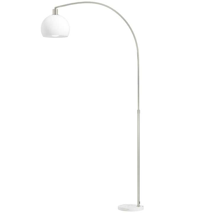 Floor Lamp for Living Room, Modern Standing Lamp with Shade &amp; Foot Swi