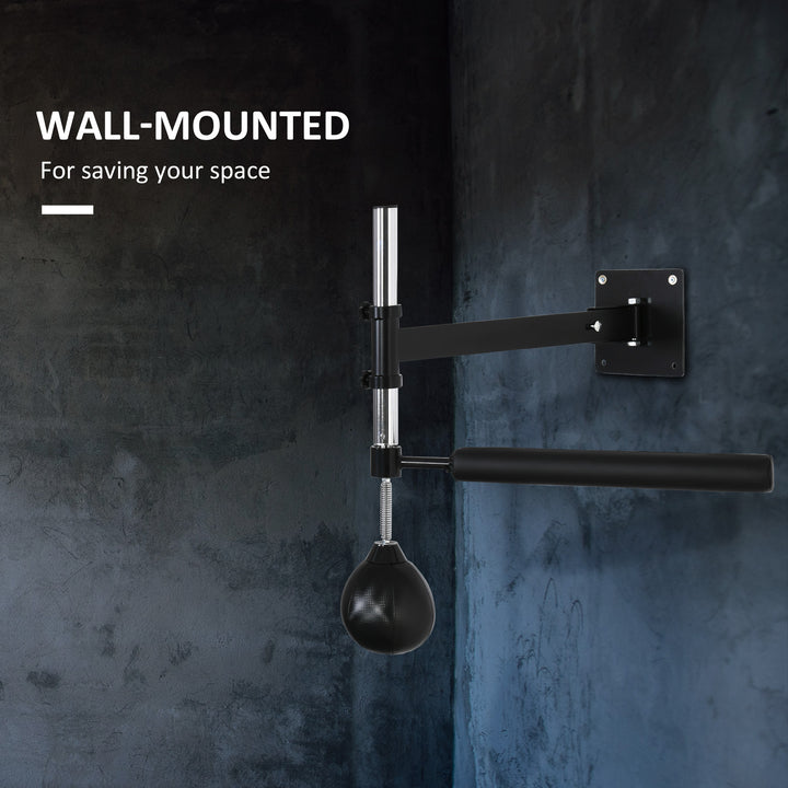 Wall Mount Fast-Reflexes Speed Bag Boxing, Height Adjustable Punching Bag, MMA, Martial Arts and Boxing Equipment for Training at Home