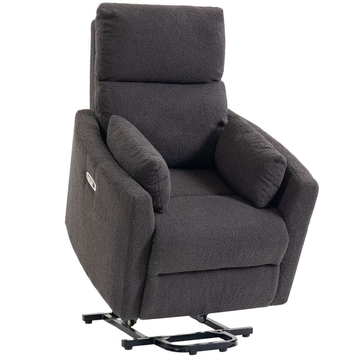 Riser Recliner Chair with Massage and Heat, Teddy Fleece Electric