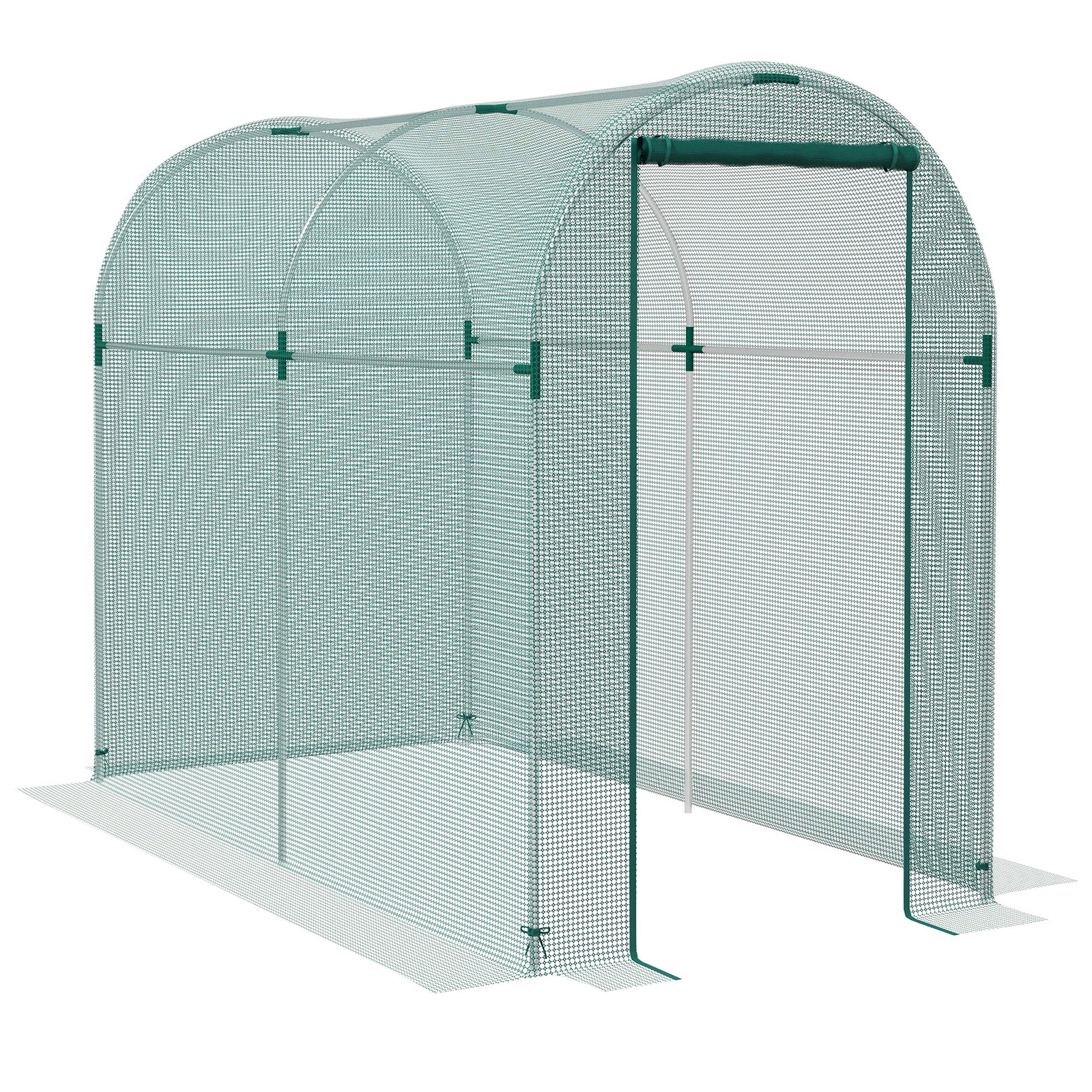240 x 120cm Mini Polytunnel Greenhouse