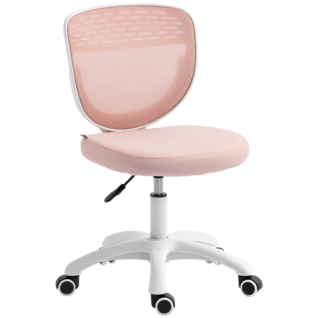 Office Chair, Armless Computer Desk Chair with Breathable Mesh, Adjust