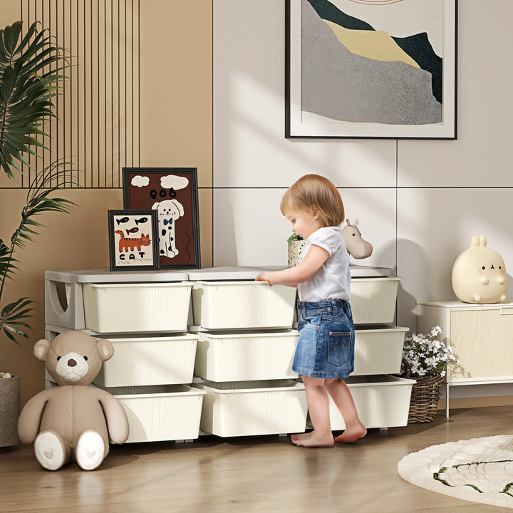 Kids Storage Unit, with Nine Drawers