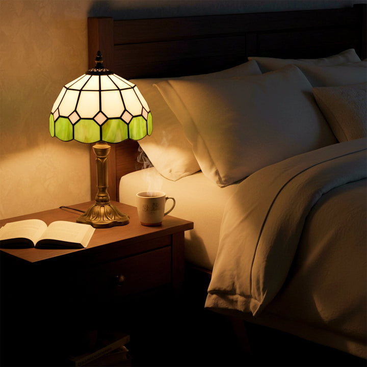 Handmade Art Deco Glass Table Lamp
