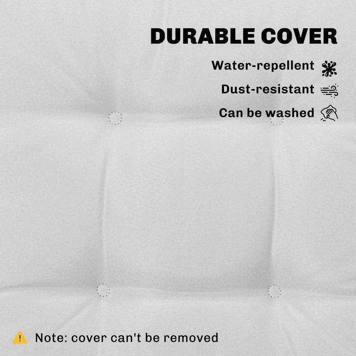 Set of 4 Garden Seat Cushion with Ties, 42 x 42cm Replacement Dining C