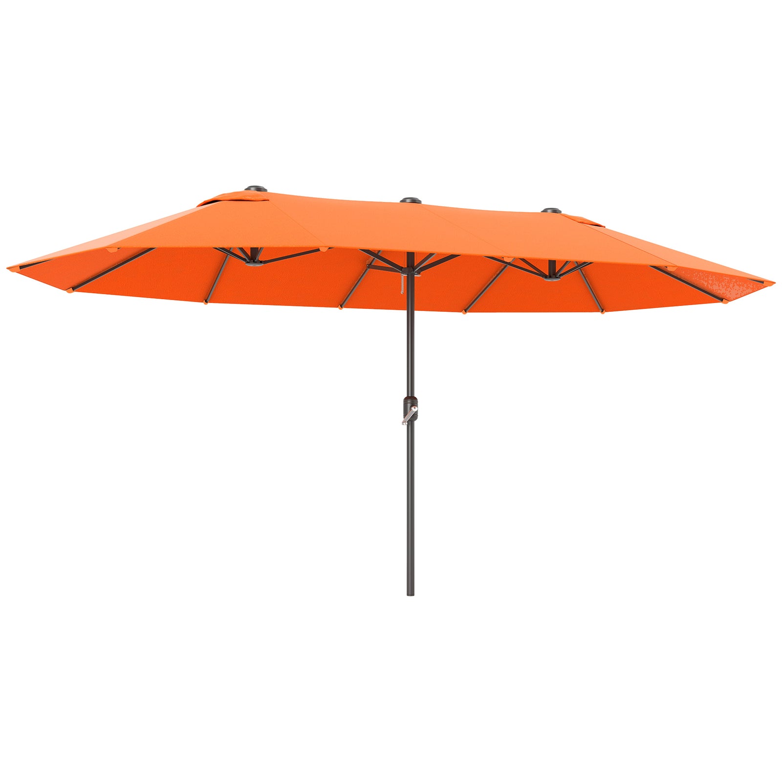 4.6m Double Garden Parasol - Orange