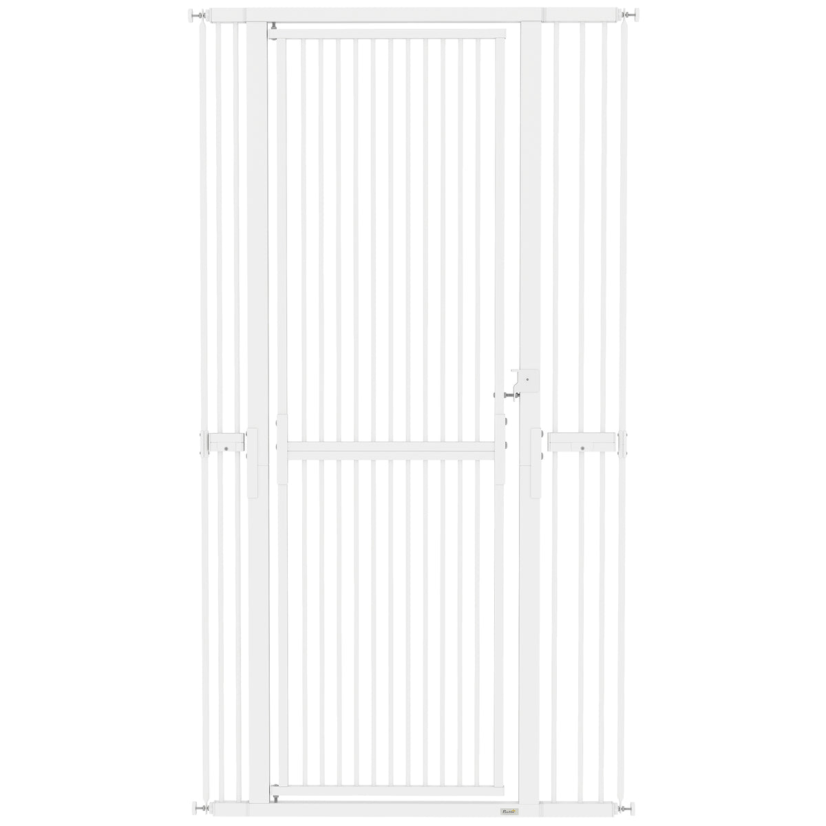 180cm Extra Tall Pet Gate with 3.5 cm Narrow Gap, Pressure Mounted No