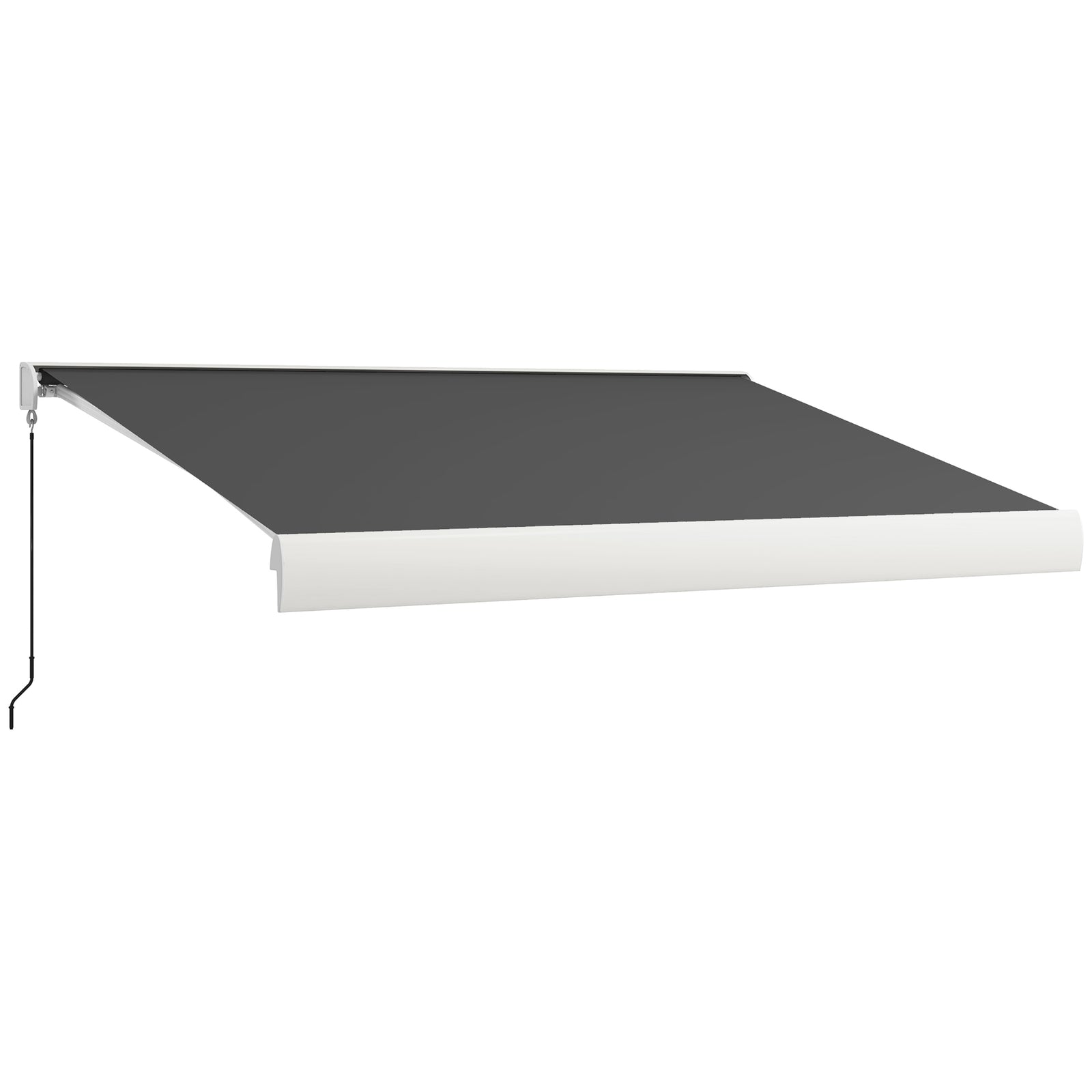 4 x 3(m) Electric Retractable Awning with Remote Controller, Aluminium Frame Sun Canopies for Patio Door Window