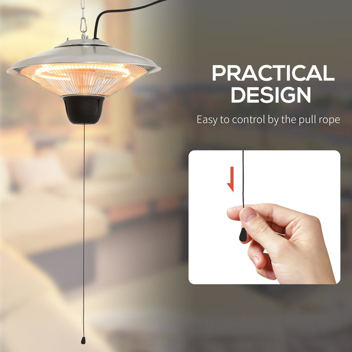 1500W Outdoor Heater Outdoor Ceiling Mounted Aluminium Halogen - view 5