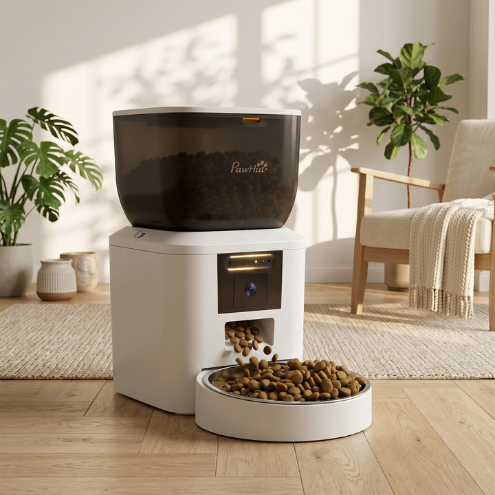 Automatic Cat Feeder with Camera, 2.4G WiFi, APP Control 4L Pet Feeder