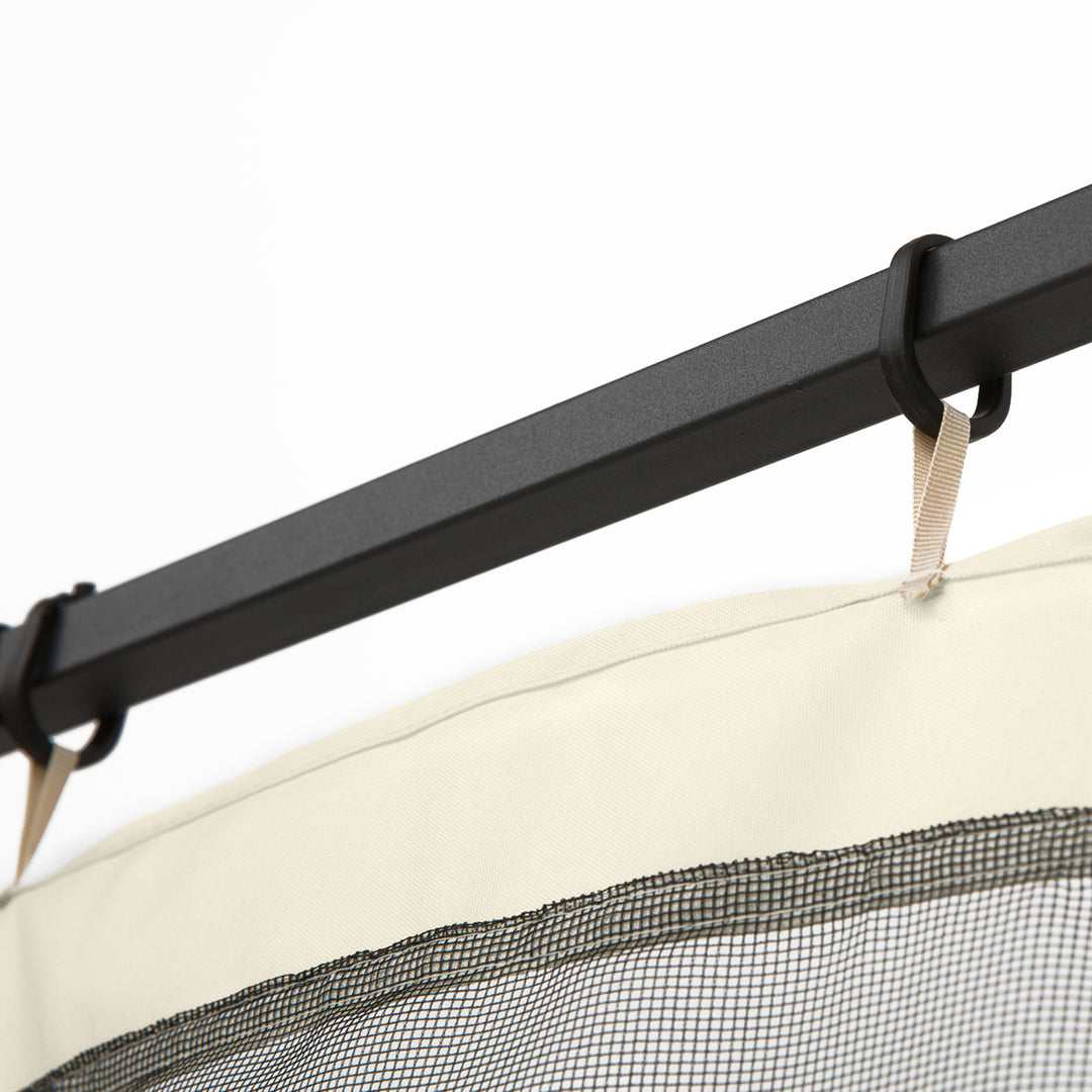 352 x 207cm Universal Replacement Mesh Sidewall Netting for Patio Gazebos and Canopy Tents, (Sidewall Only) Beige