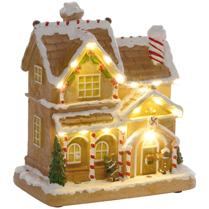Gingerbread House Light &amp; Music Christmas Decoration