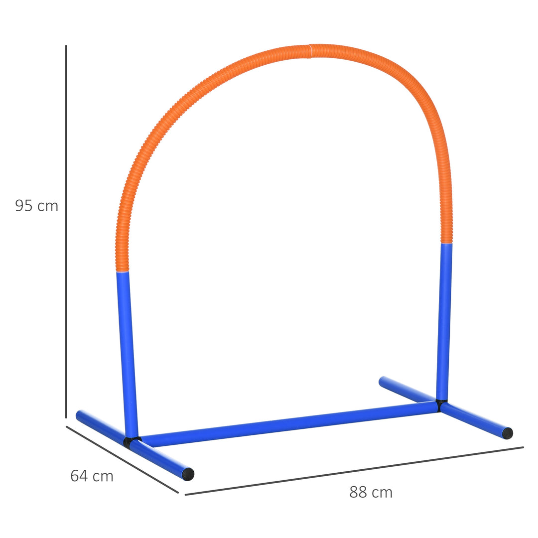 Four-Piece Portable Dog Agility Equipment - Blue
