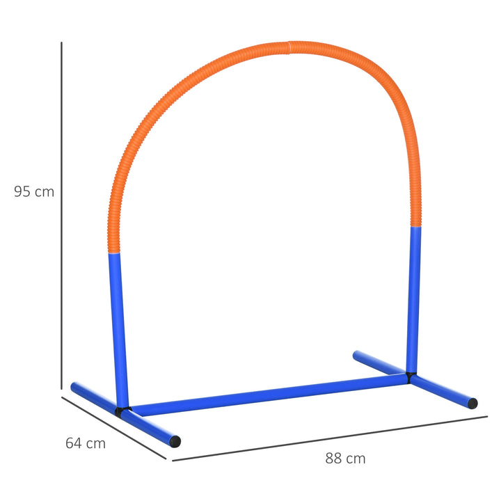 Four-Piece Portable Dog Agility Equipment - Blue