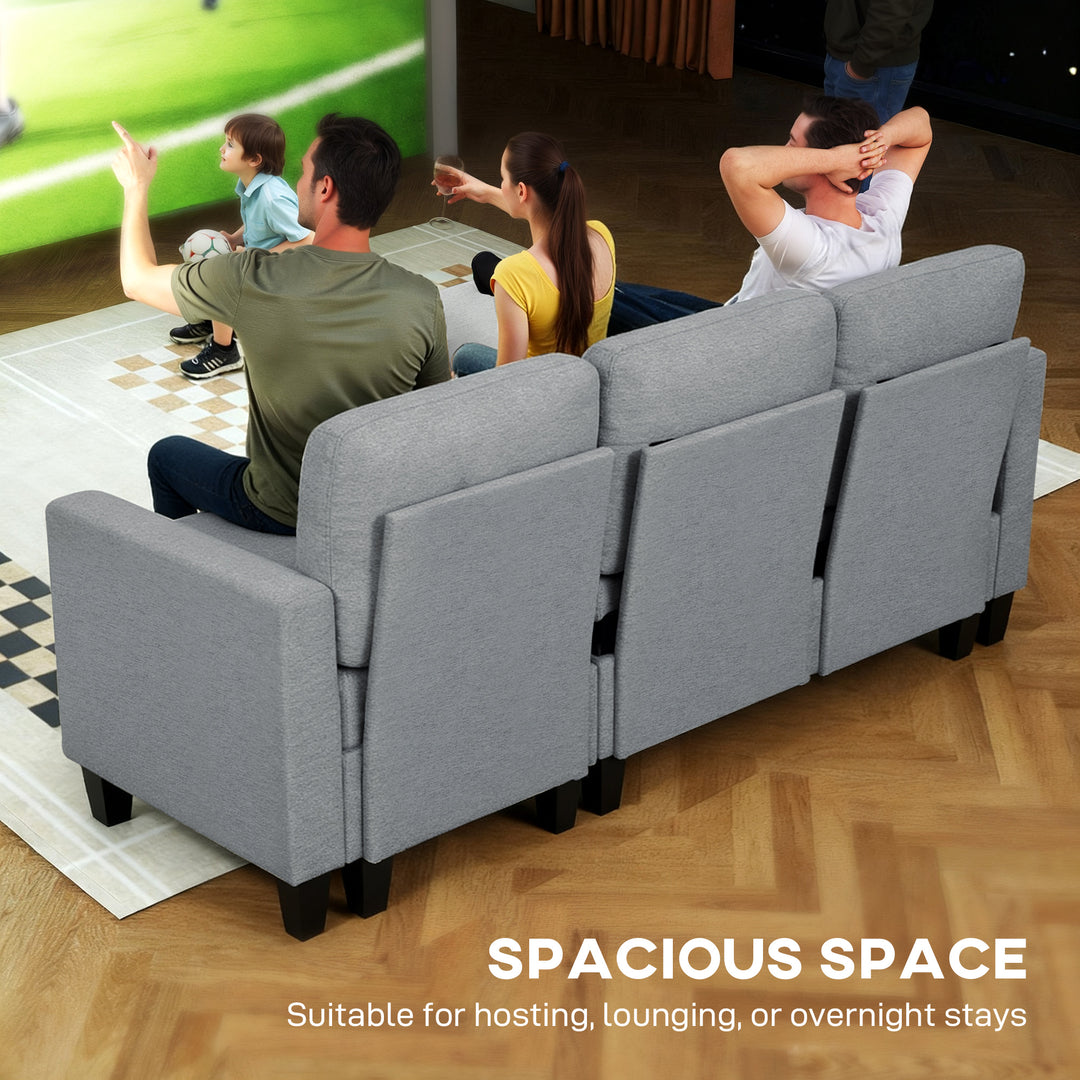 MCL Three-Seater Storage Sofa Bed - Grey