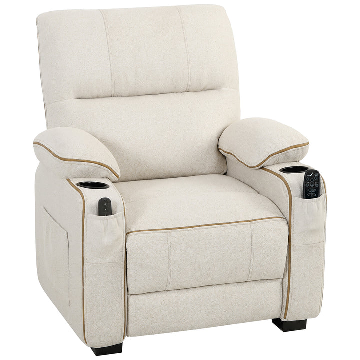 Electric Massage Recliner Armchair with Vibration, Heat