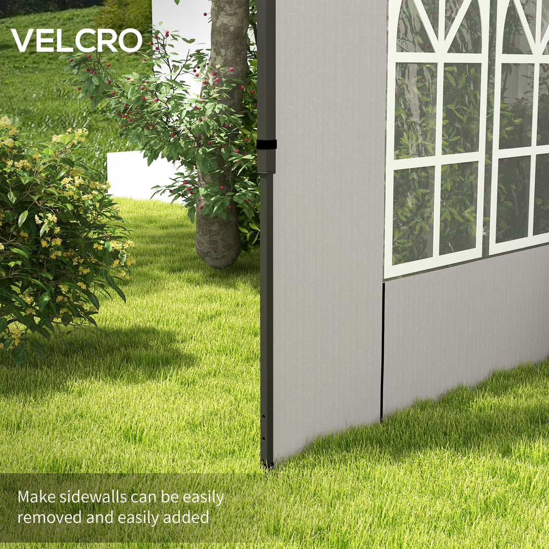 Gazebo Side Panels, Sides Replacement with Window for 3x3(m) or 3x6m G