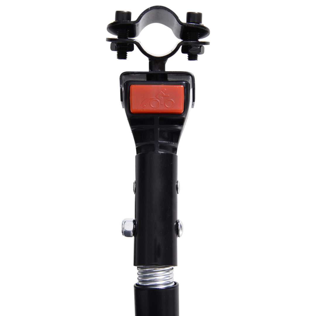 MCL Bike Cargo Trailer Bicycle Trailer Cargo Storage Cart w/ Hitch Cycling Camping Luggage Storage Carrier Transport Steel Black