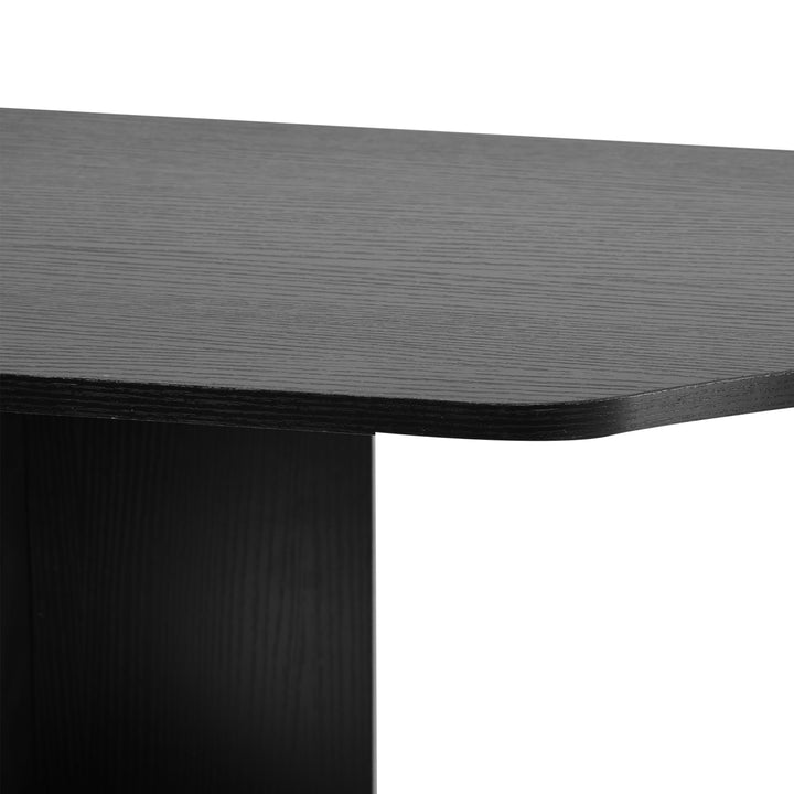 Computer Desk with Drawers and Storage Shelves, Office Desk Writing Table with Printer Stand, Large Workstation for Study Play Work Home Office, 137 x 55 x 92cm, Black and White