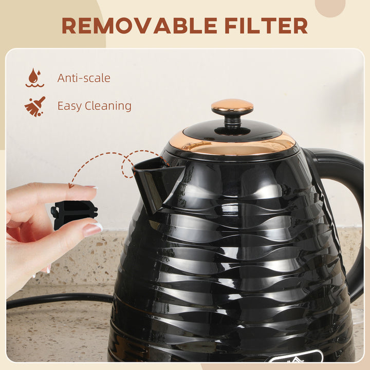 3kW Rapid Boil Honeycomb Kettle - Black