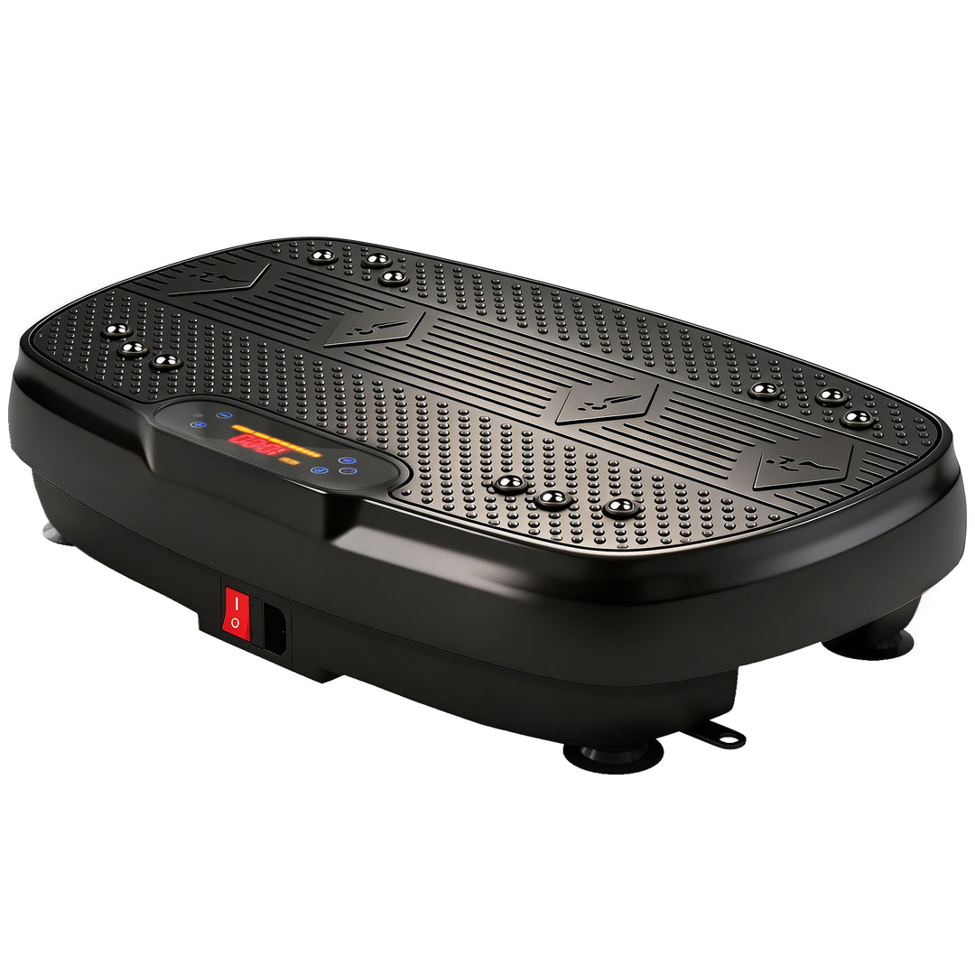 Vibration Plate Exercise Machine with 120 Speed Levels, 5 Programs, Qu