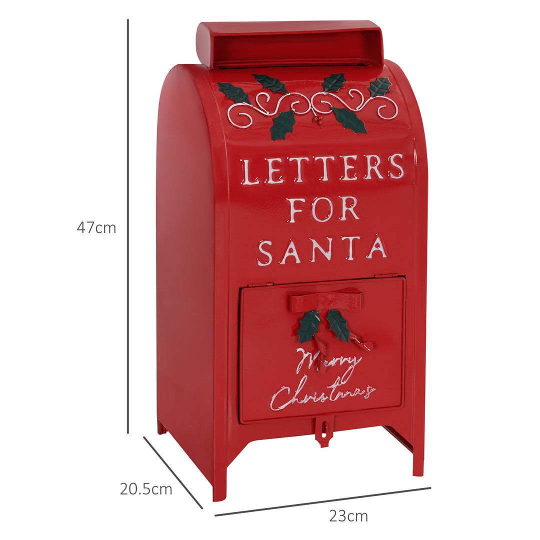 A5 Christmas Letter Postbox - Red/White