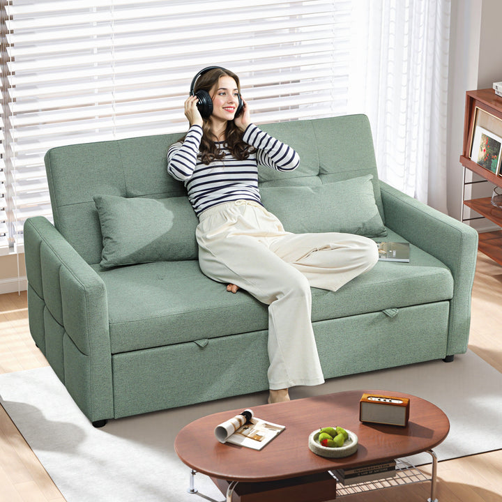 Three-Way Two-Seater Sofa Bed