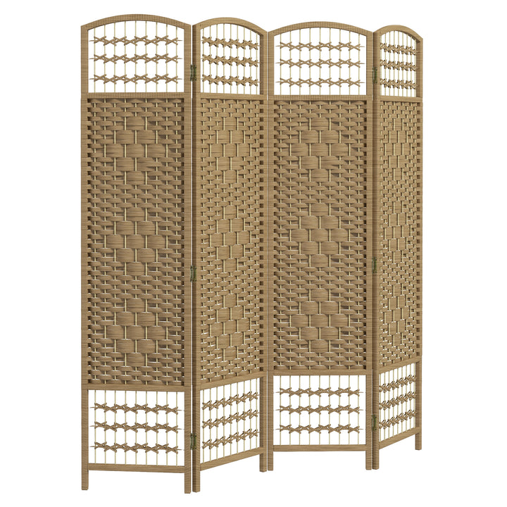 4 Panel Folding Room Divider, Privacy Screen, Paravent Partition Separ