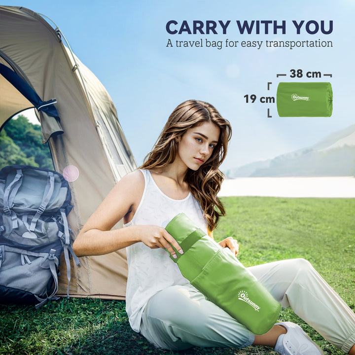 2 Person Camping Inflatable Mattress - Green