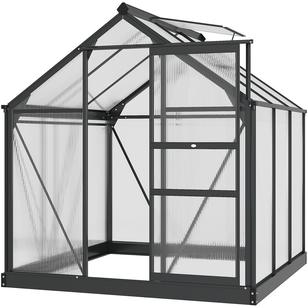 6 x 6ft Polycarbonate Greenhouse