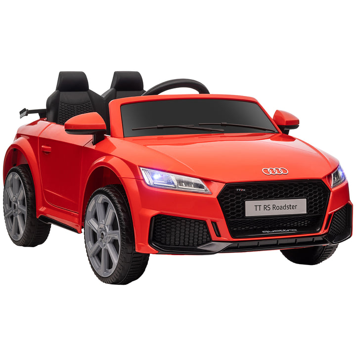 MCL Kids Licensed Audi TT Ride-On Car 12V Battery w/ Remote Suspension Headlights and MP3 Player 3km/h Red