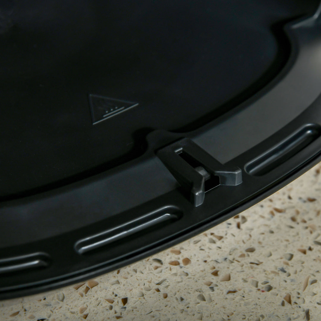 MCL 4.5L Air Fryer, 1500W Air Fryer Oven with Rapid Air Circulation, Adjustable Temperature, Timer and Nonstick Basket for Oil Less or Low Fat Cooking, Black