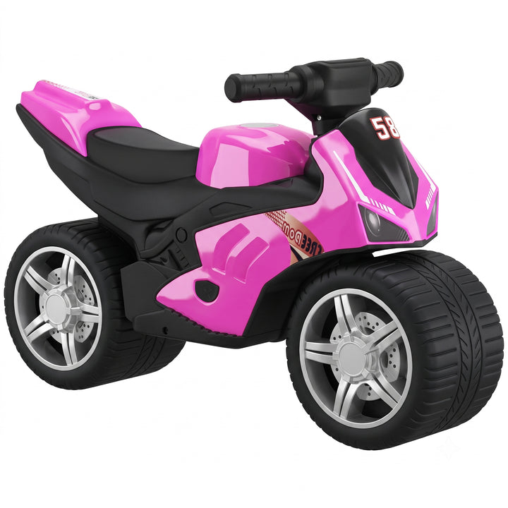 Balance Bike with Music Extra-Wide Wheels Toddler Bike for Boys Girls 