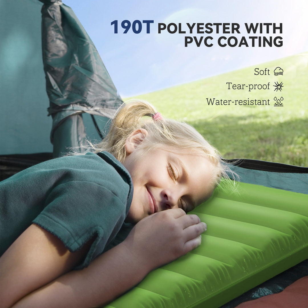 2 Person Camping Inflatable Mattress - Green