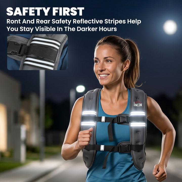5KG Weighted Vest, Running Weight Vest with Adjustable Strap, Convenie