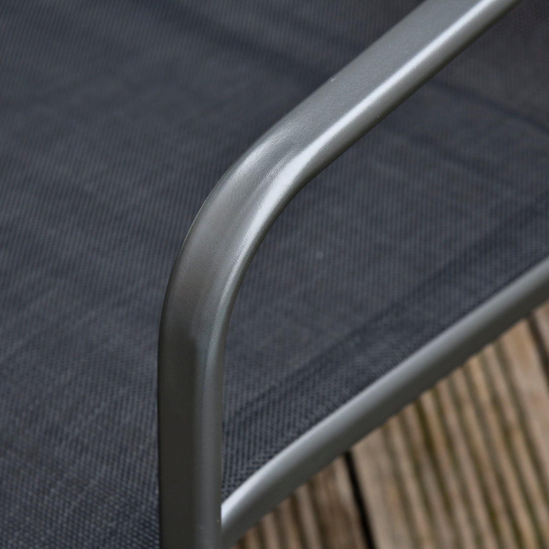 MCL Four-Piece Minimalistic Garden Sofa Set - Black