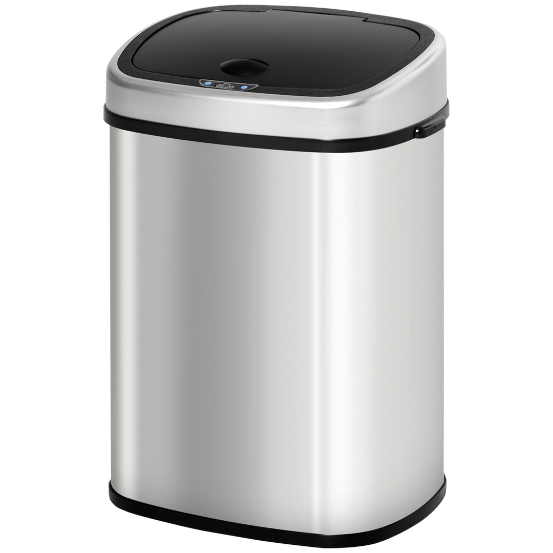 MCL Stainless Steel Kitchen Sensor Dustbin Automatic Touchless Rubbish Garbage Waste Bin 48L Silver