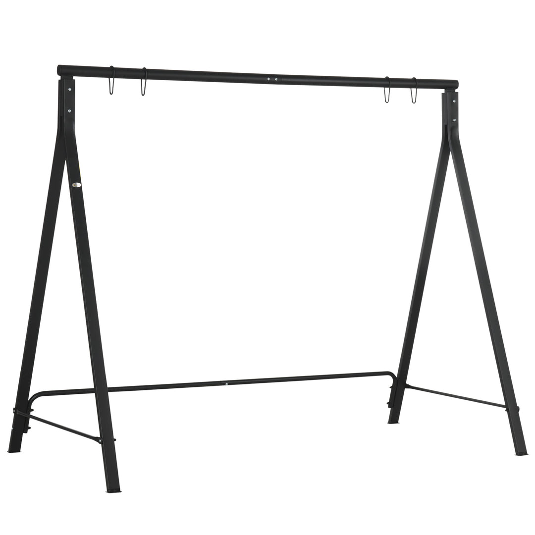 Steel Frame Multi-Swing Seat Frame - Black