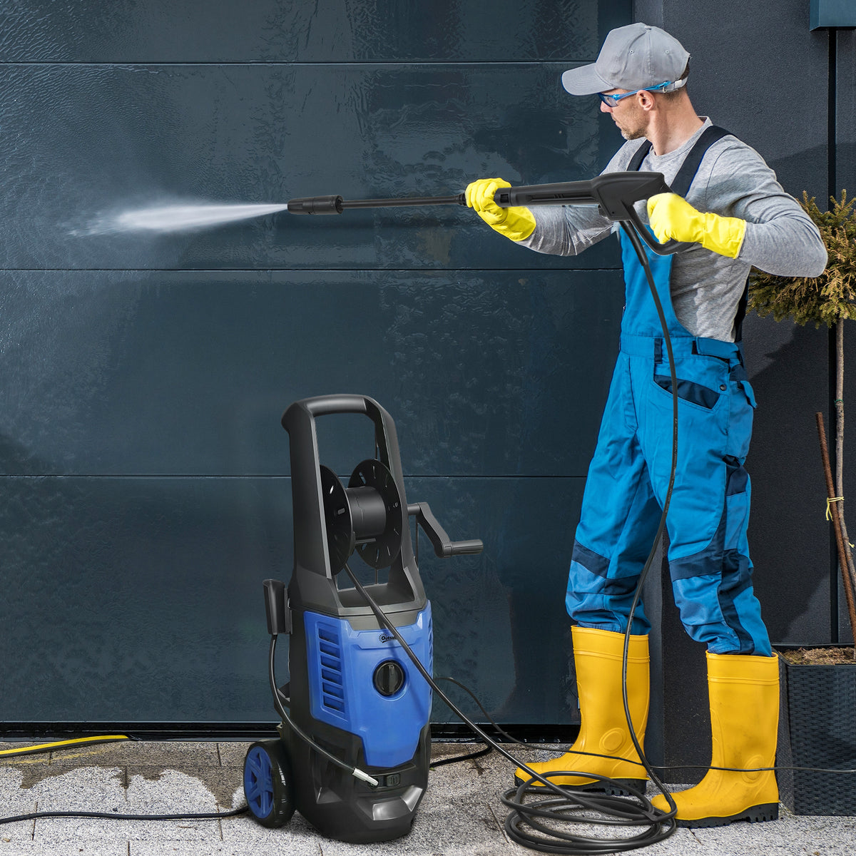2200W High Pressure Washer, 170 Bar Pressure Washer with Adjustable No