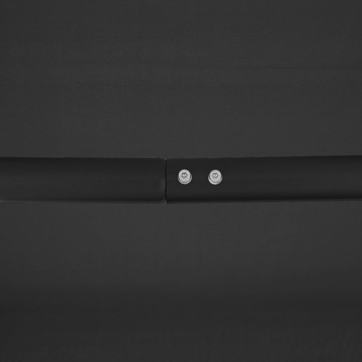 MCL Three-Seater Garden Swing Chair, with Canopy - Black