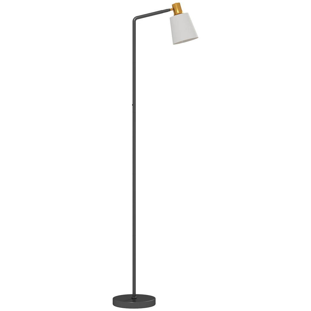 Floor Lamp with 350° Rotatable Head, Modern Standing Lamp with 3000K/4000K/6500K Colour Temperatures for Living Room Bedroom Office