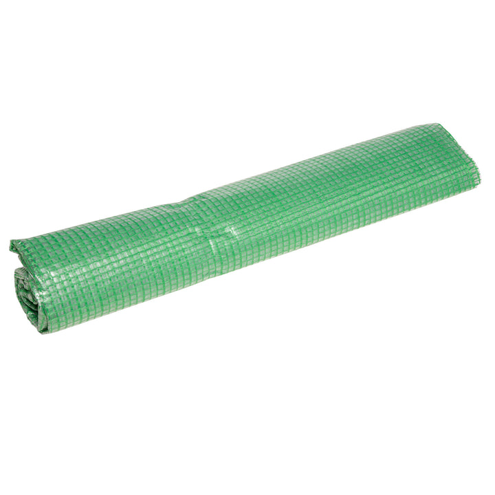 Mini Small Greenhouse with Steel Frame & PE Cover & Zippered Window Poly tunnel Steeple for Plants Vegetables, 180 x 90 x 90 cm, Green